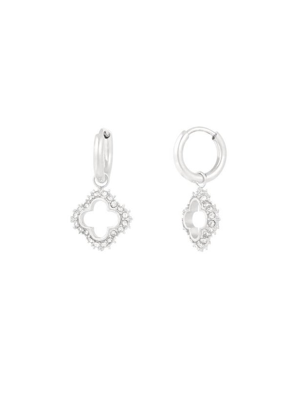 Lucky diamond bedel oorbellen