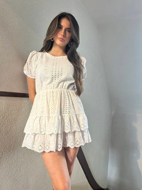 Sofia Dress White