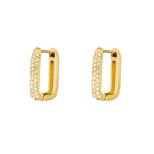 Oorbellen Shimmer Spark Large Goud