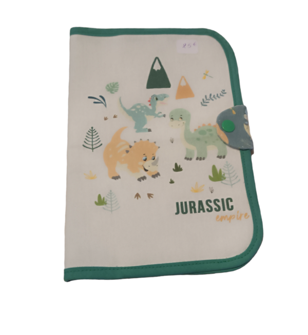Protège carnet dino