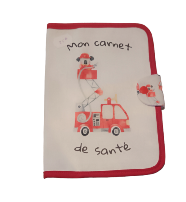 Protège carnet pompier