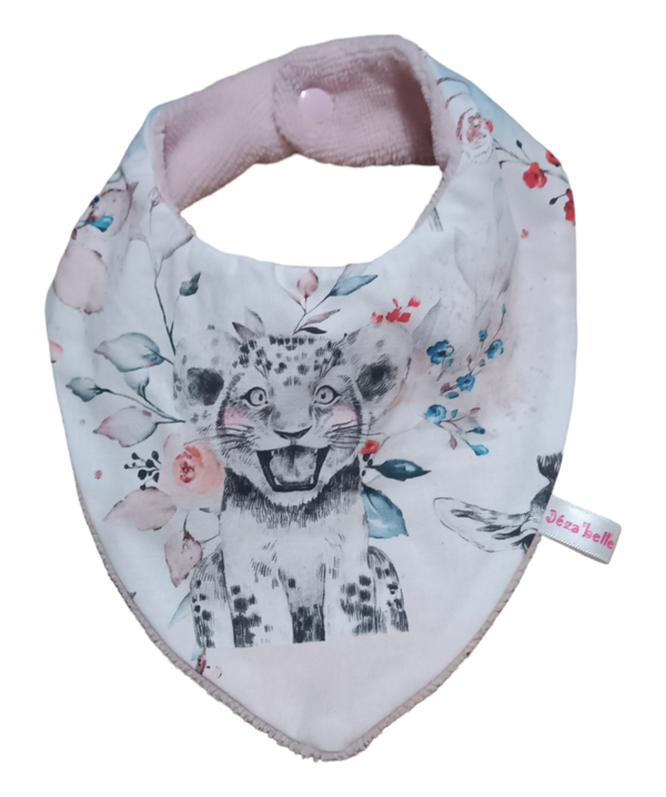 Bavoir bandana lion gurly