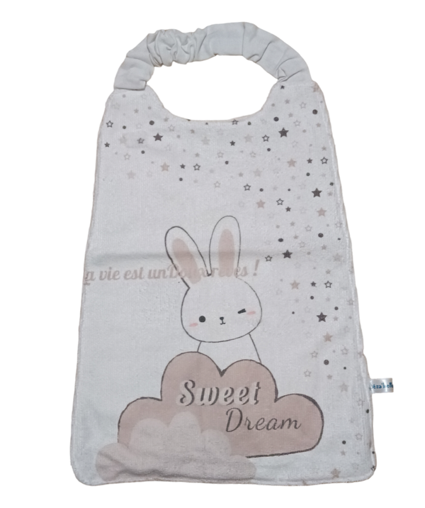 Serviette élastique lapin rêveur