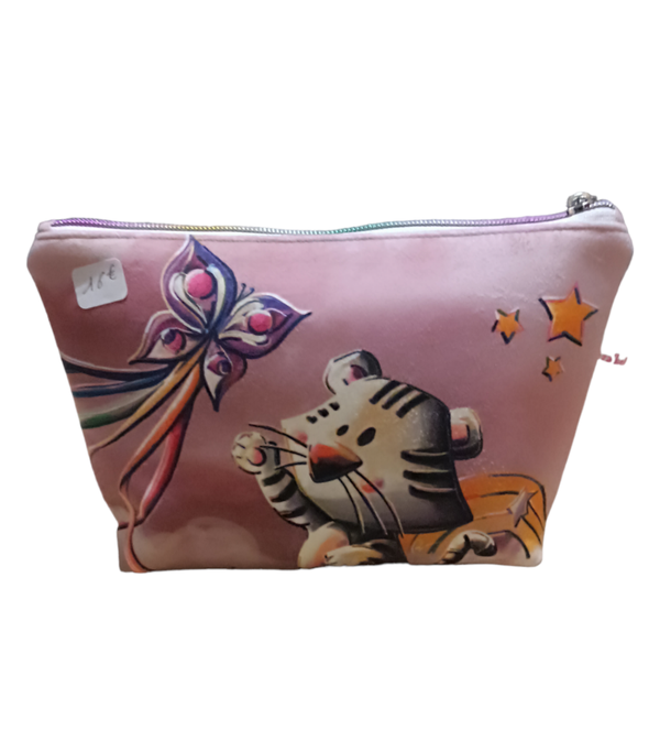 Petite trousse de toilette ou maquillage chat