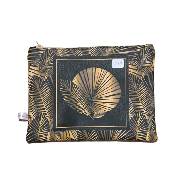 Trousse a maquillage gold