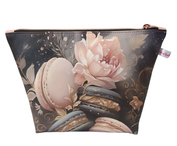 Trousse de toilette ou maquillage macaron