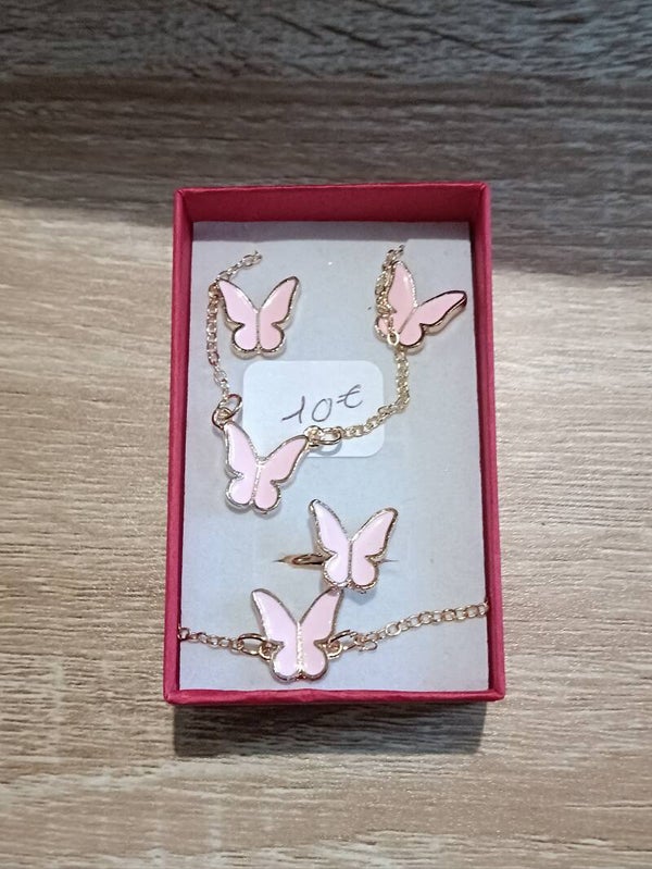 Parure enfants rose pâle