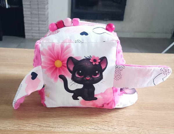 Cube sensoriel panthère