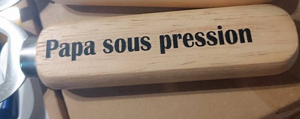 Décapsuleur "Papa sous pression"