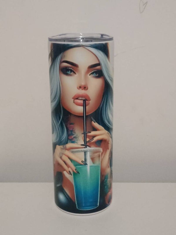 Thumblers thermos girl