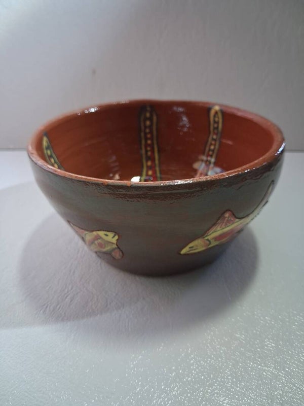 Bol grand décor poisson