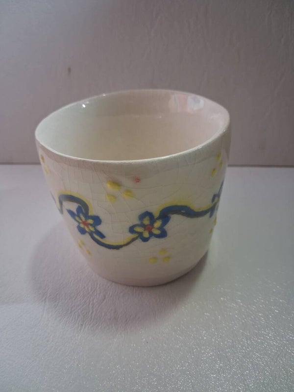 Pot petit frise fleur