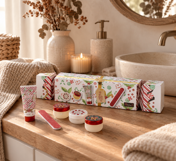 Set Regalo Natalizio Cura Mani con Lima – Christmas Cracker