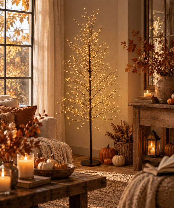 Albero Luminoso LED 150 cm con 1000 Luci Calde da Interno ed Esterno