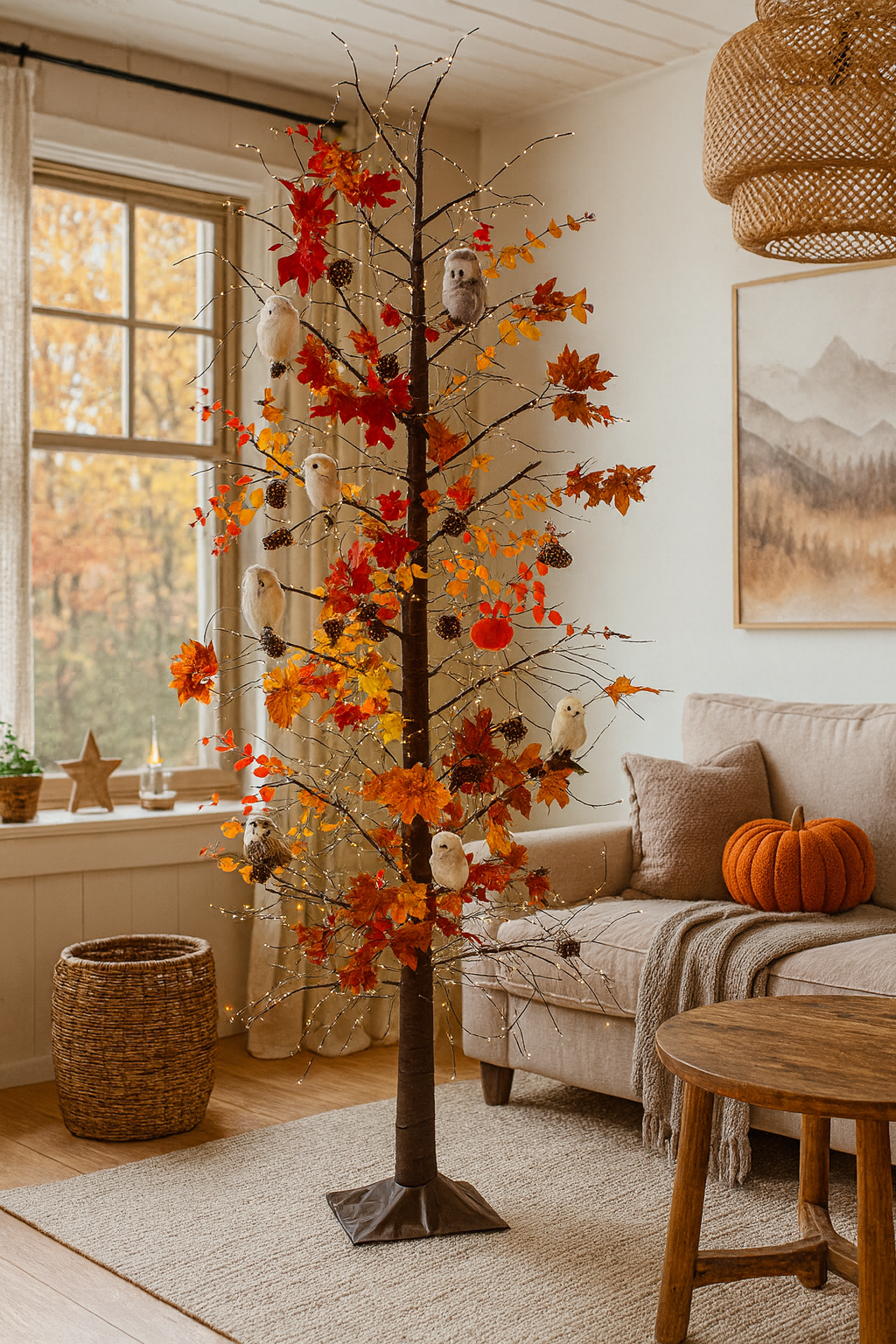 Albero Luminoso “Incanto d’Autunno” – 2,40 m di pura magia luminosa