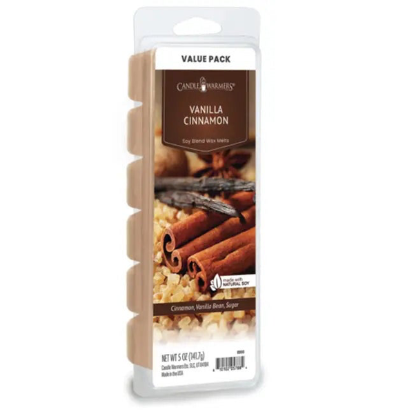 🍮 CANDLE WARMERS® Cera Profumata “Vanilla Cinnamon” – 140 g