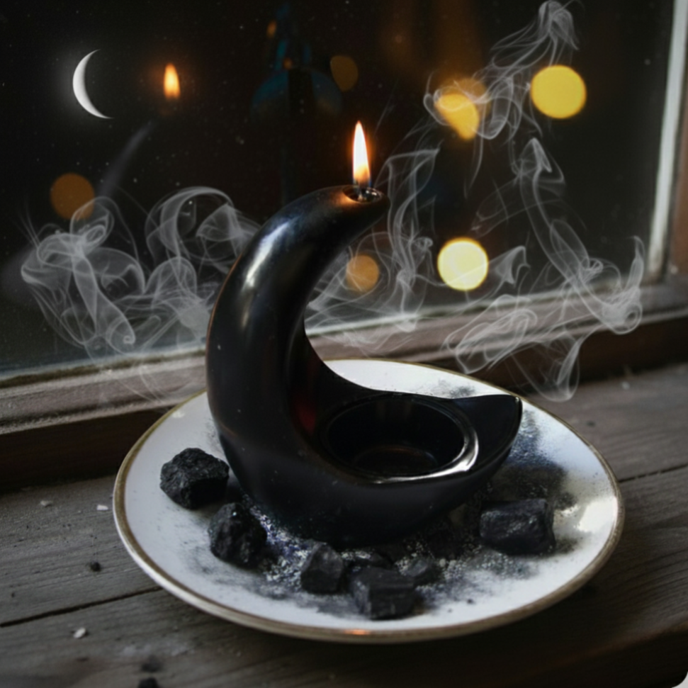 Crescent Moon Candle