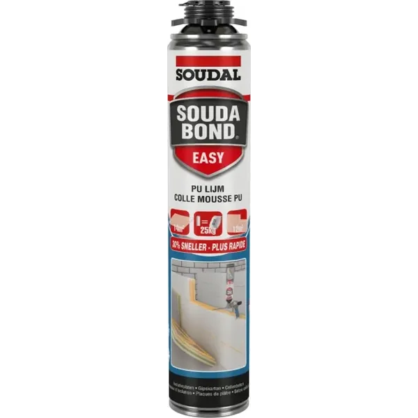 Soudal soudabond lijm schuim click & fix