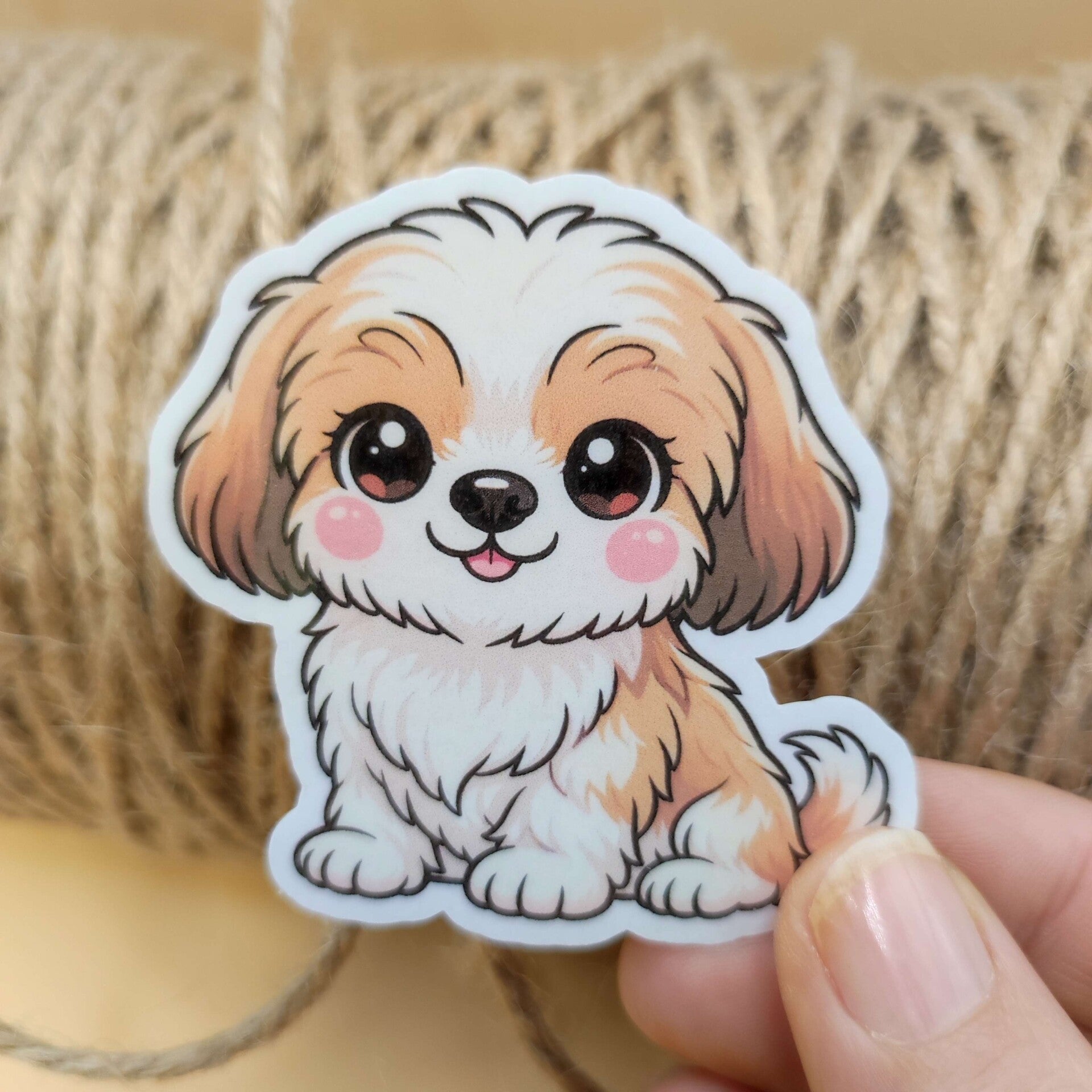 Kawaii Sticker - Hund - Shih Tzu