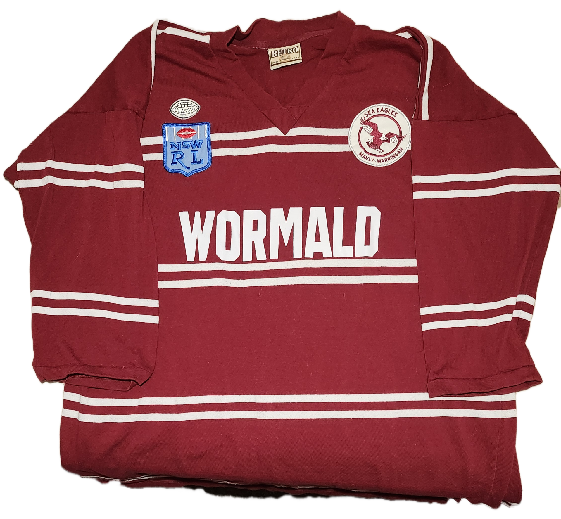 Classic retro Manly shirt
