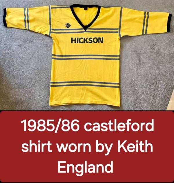 Game Worn Castleford shirt 1980's