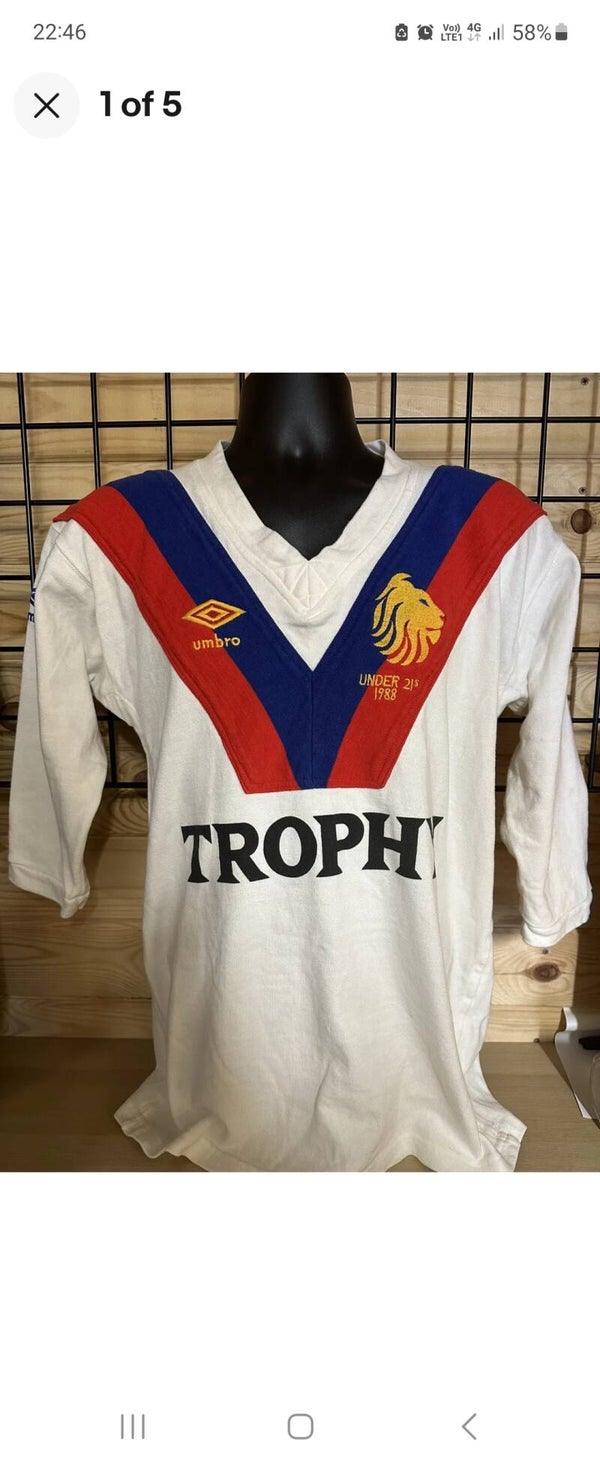 Great britain u21 1988 game Worn shirt