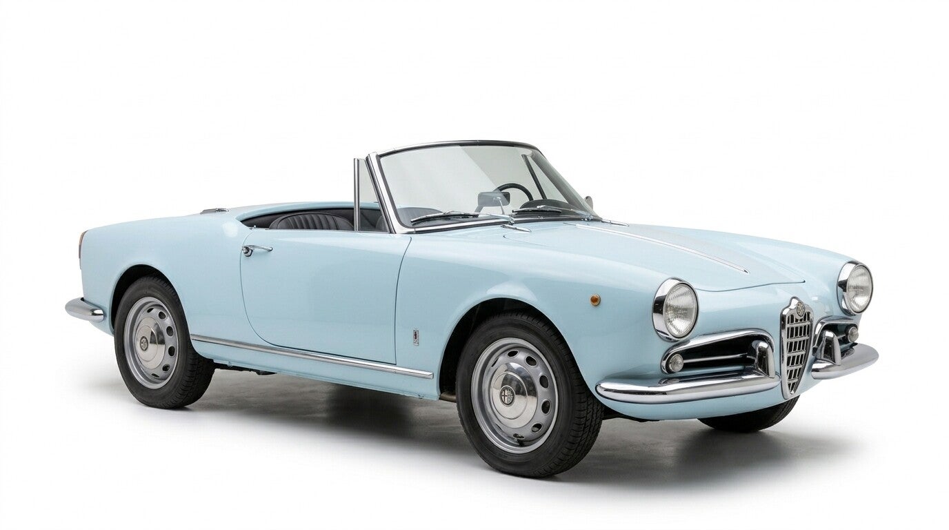 Alfa Romeo Giulietta Spider 1958 Celeste