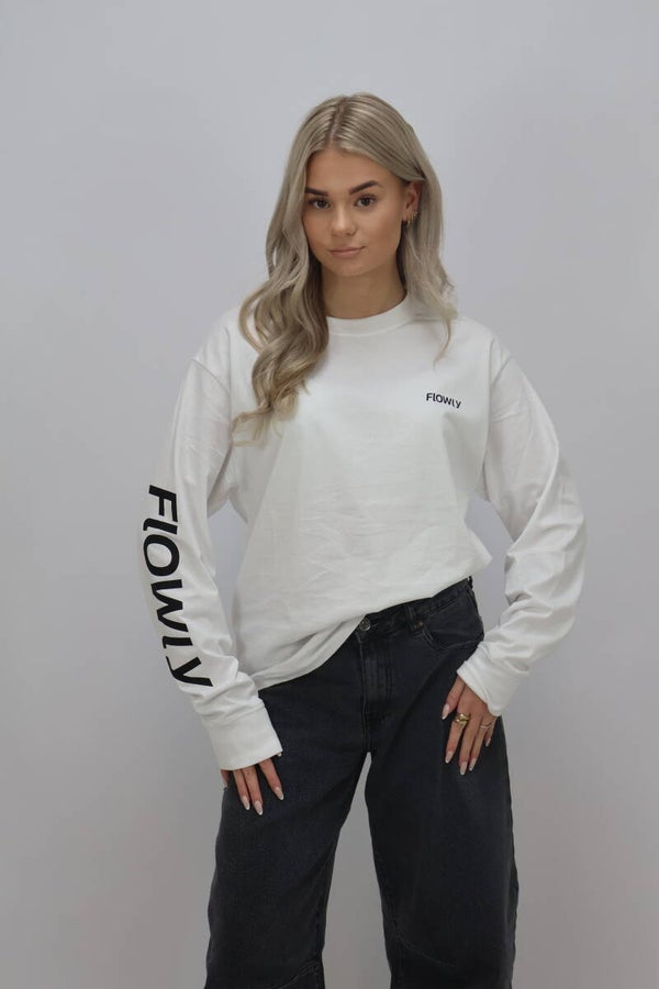 Flowly longsleeve - Wit