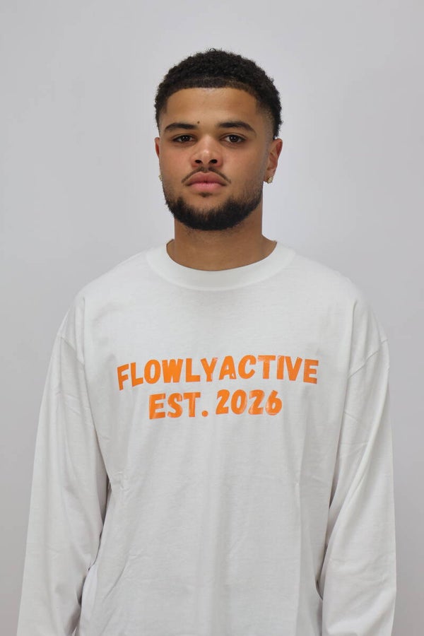 Colourful longsleeve - Wit