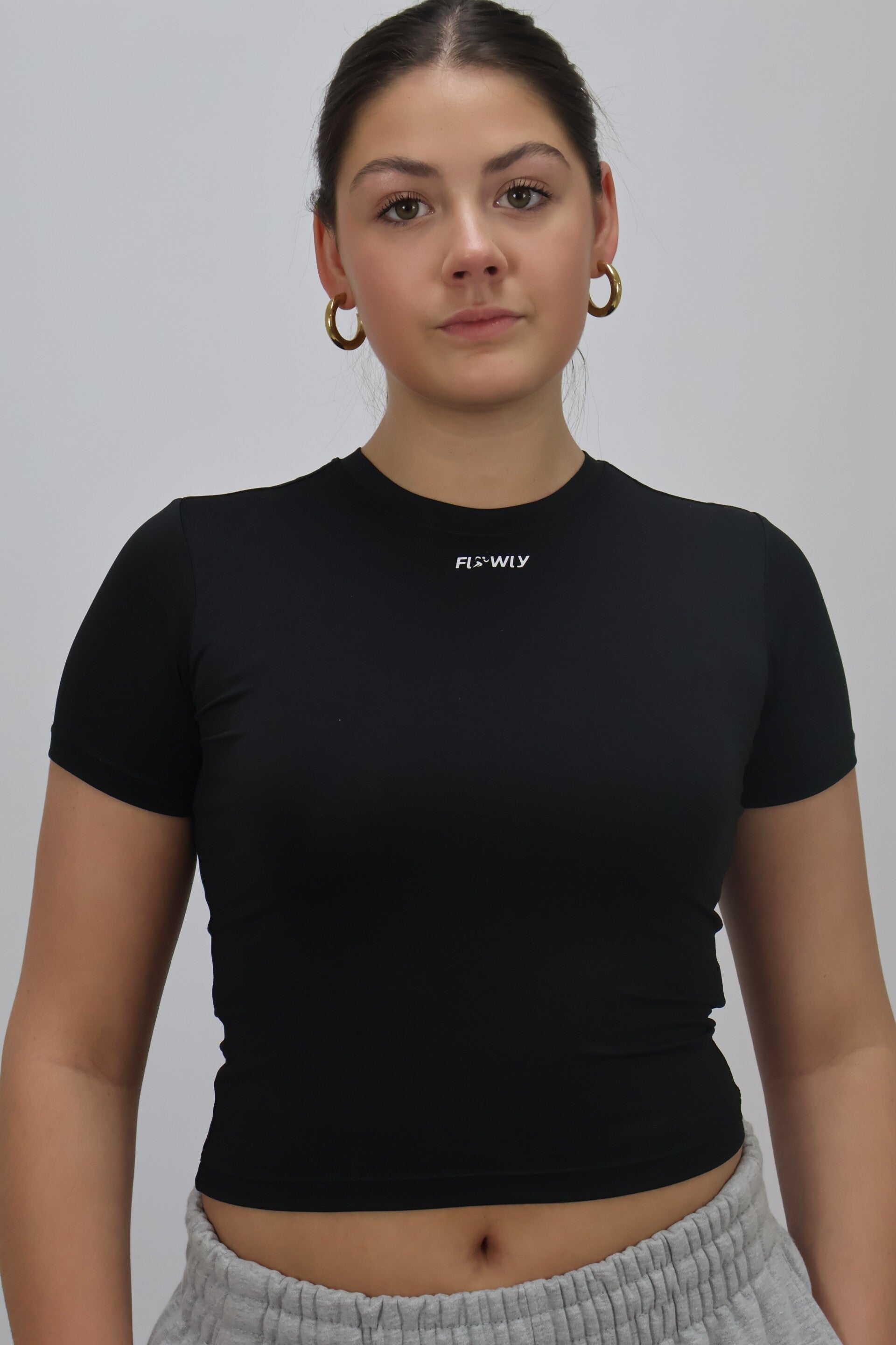 Flowly sport shirt - Zwart