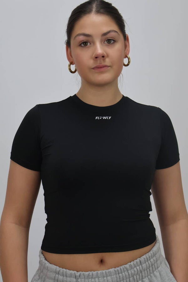 Flowly sport shirt - Zwart