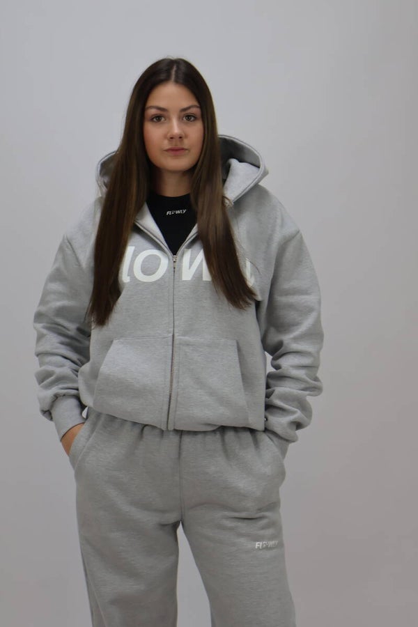 Flowly zipper - Grijs