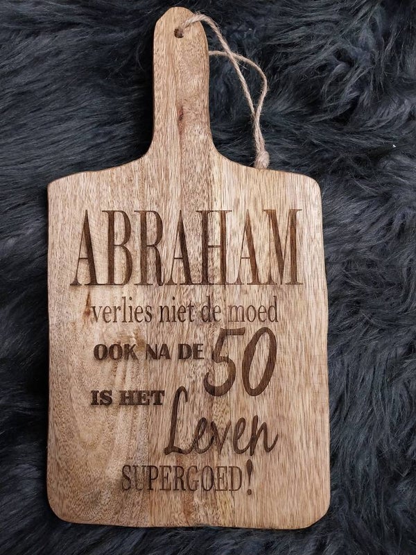 Borrelplank "Abraham"
