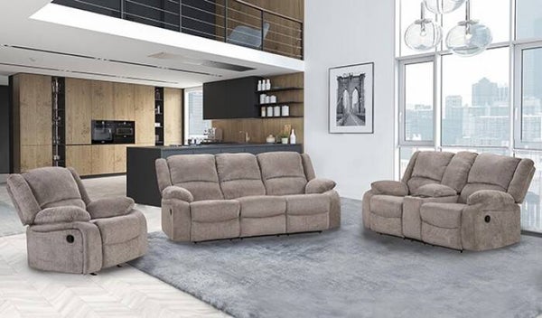 COSIMO 3 pc Reclining Sofa Set