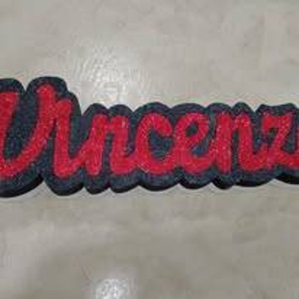 SCRITTE IN POLISTIROLO