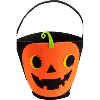 Borsetta secchiello con zucca in feltro Cm. 31