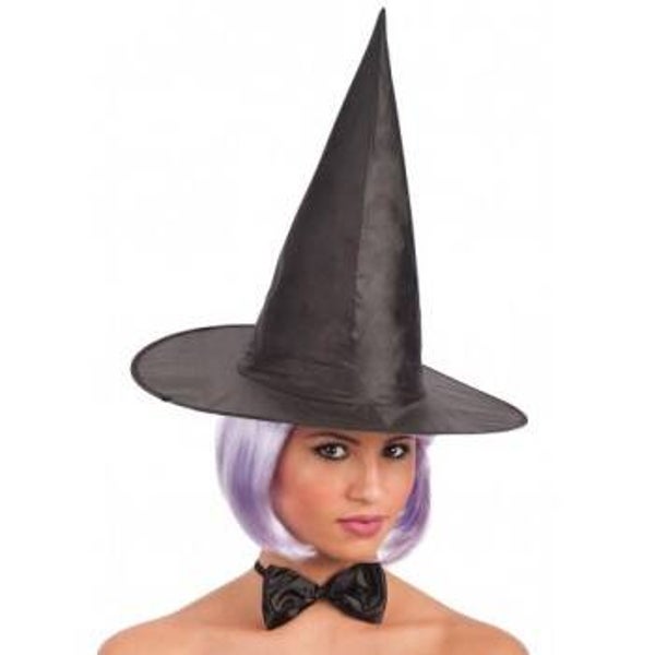Cappello strega economico in tessuto plastificato h. cm. 35