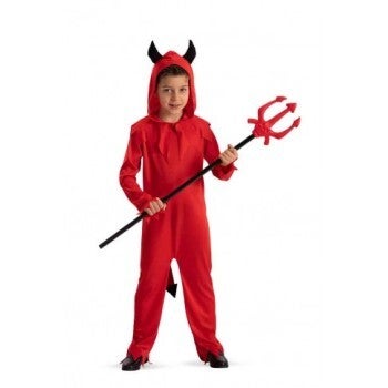 Costume diavoletto Tg. V - 6/7 Anni - Cm. 126