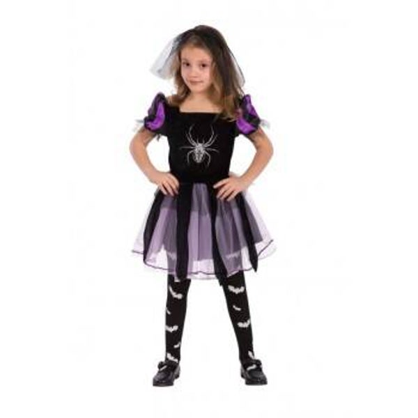 Costume strega con ragno Tg. iii