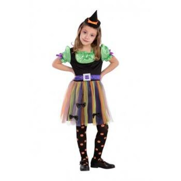 Costume strega multicolor Tg. iii