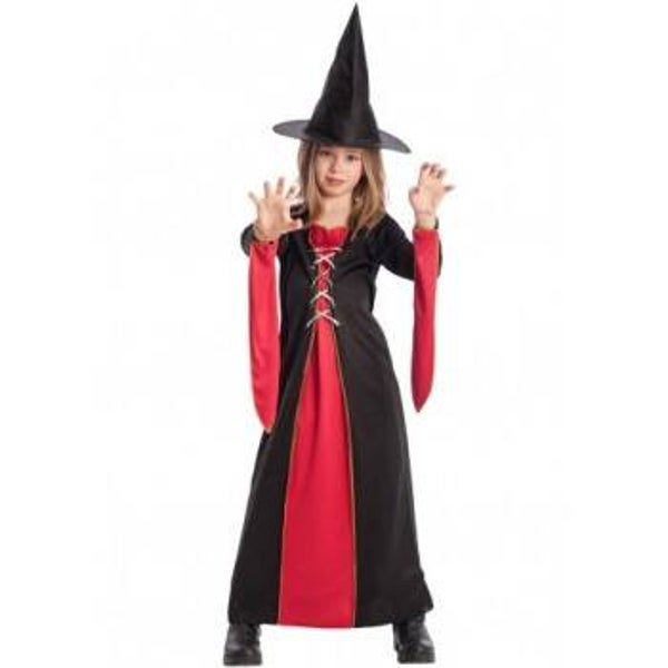Costume strega nera e rossa
