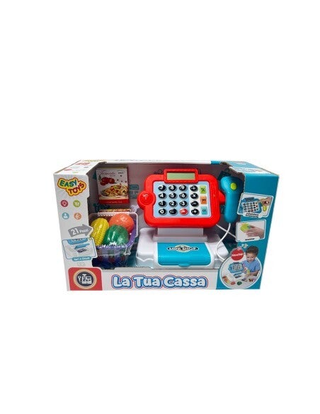 Registratore Cassa Bambini Scanner Calcolatrice Supermercato Gioco