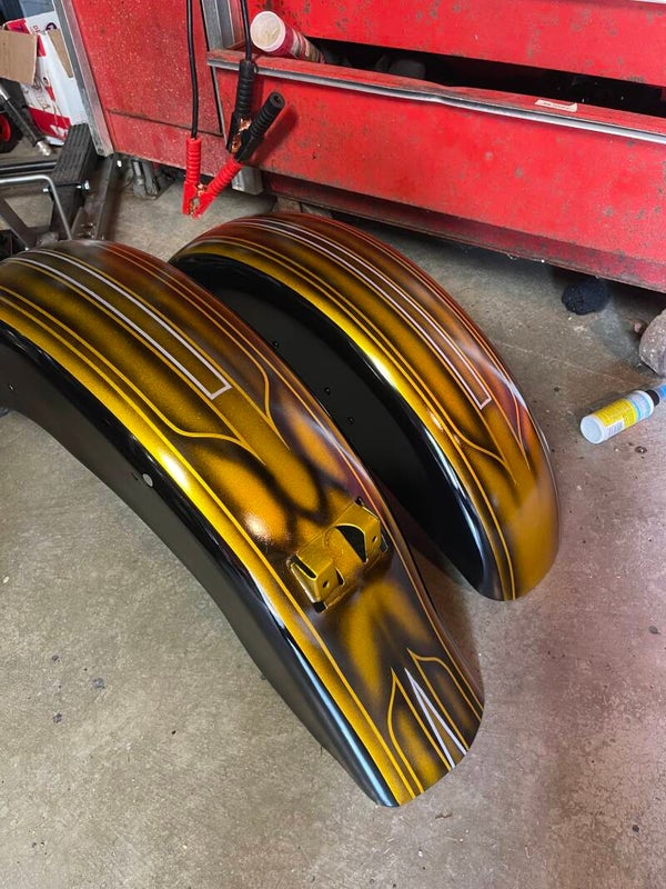 Custom paint for fenders Front and Back