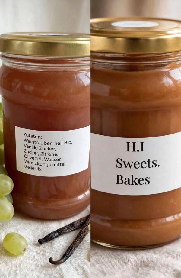 Weintrauben hell Marmelade Bio