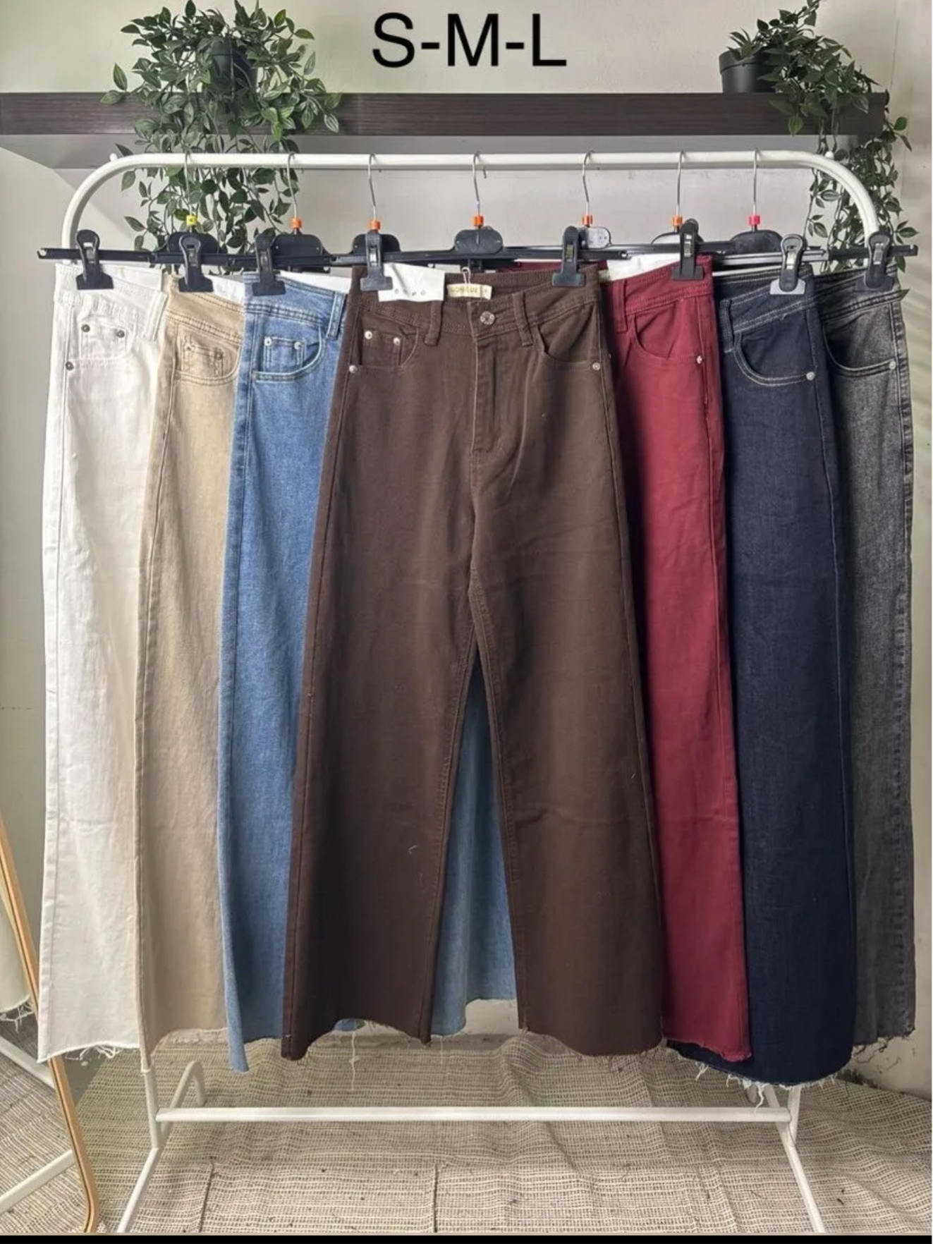 Jeans palazzo elasticizzato