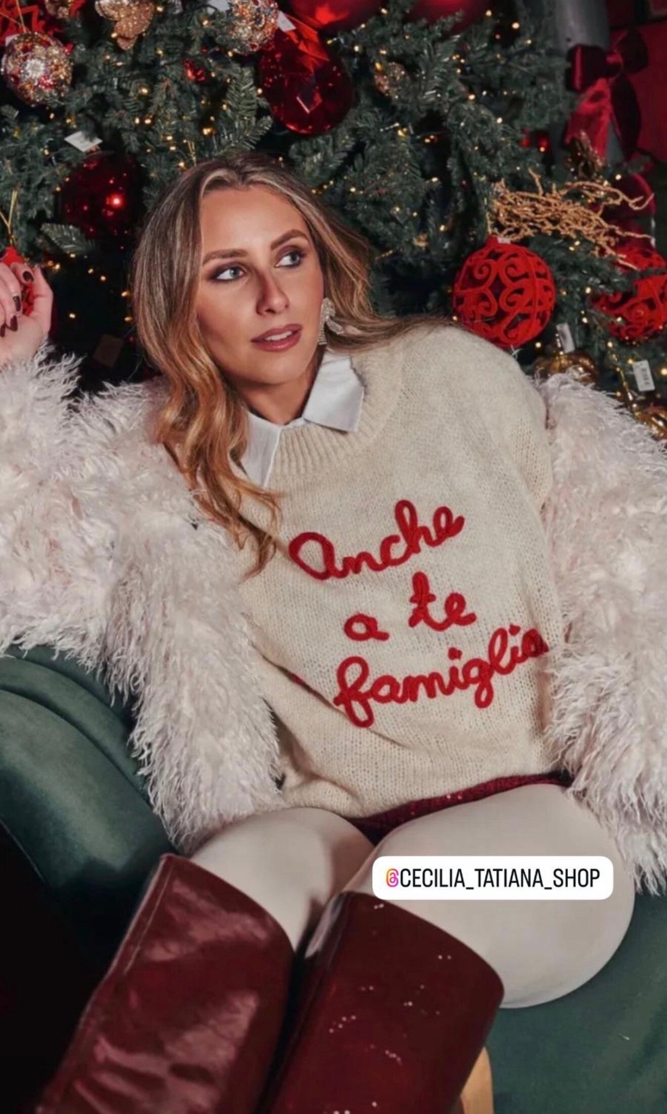 maglione"ho mal di gente"-"anche a te e famiglia"