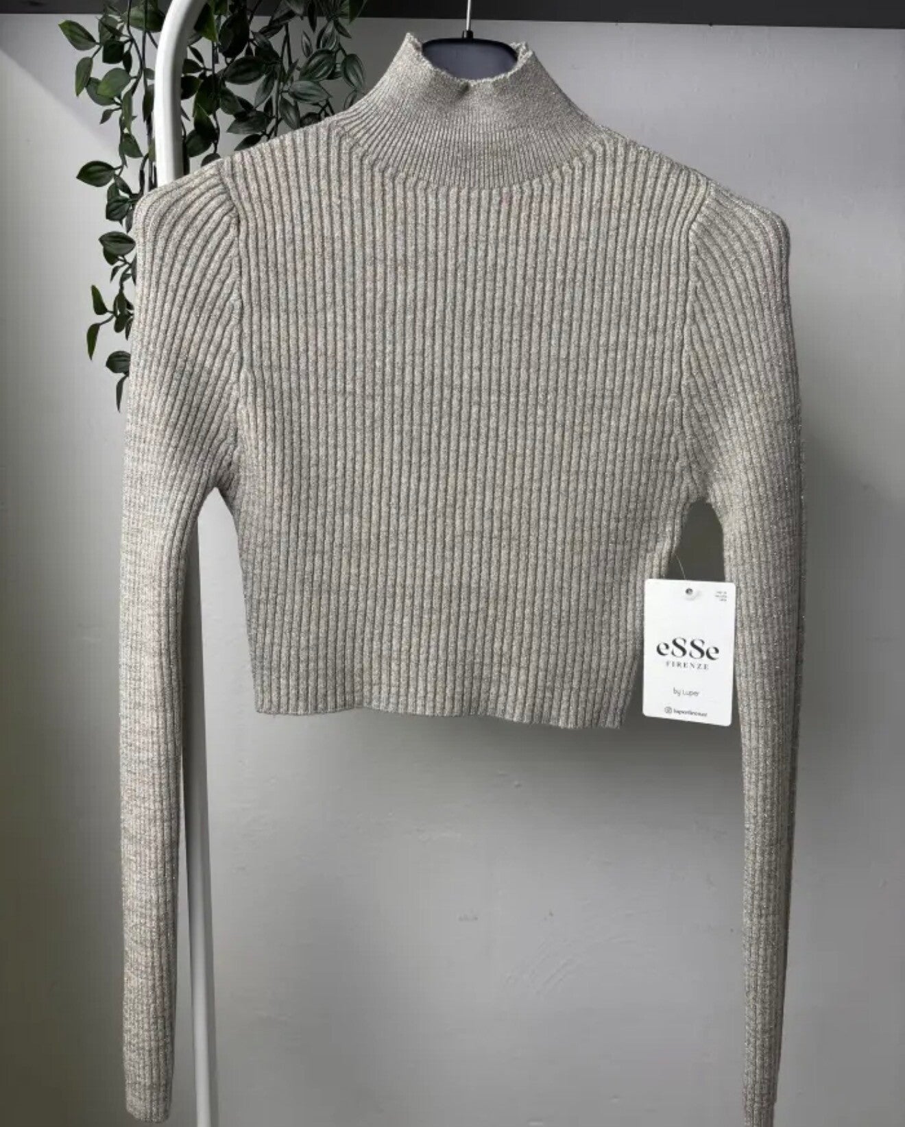 maglioncino collo alto lurex