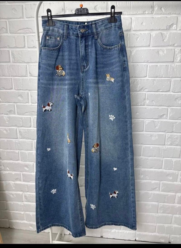 jeans bassotto cucito