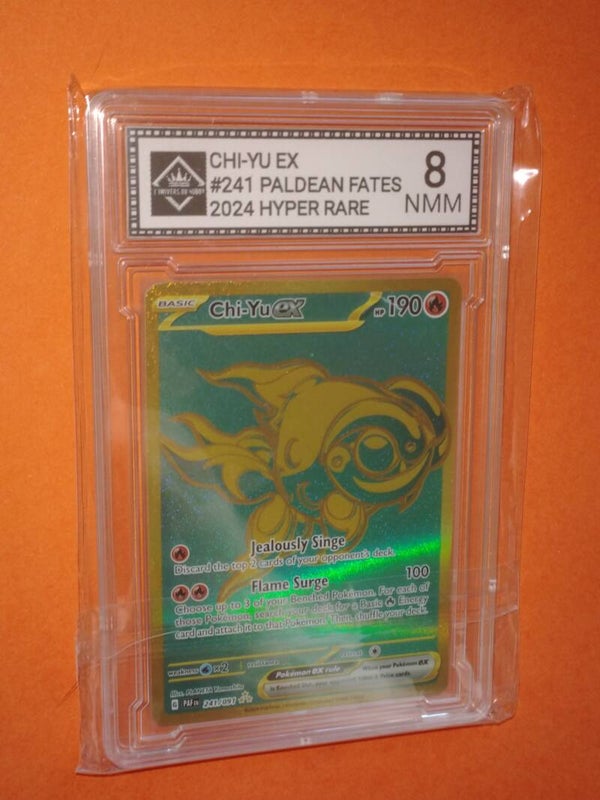 Chi-Yu ex 241/091 - Pokemon Paldean Fates Hyper Rare Card - NMM