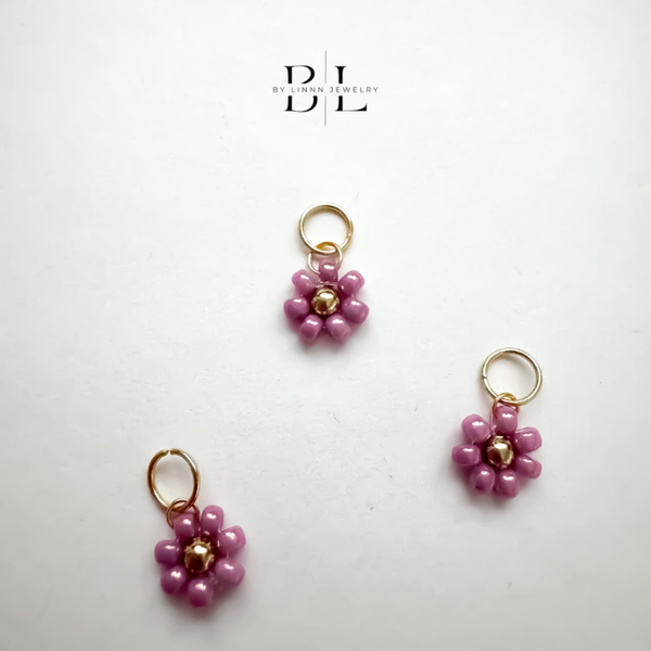 Purple flower bedel